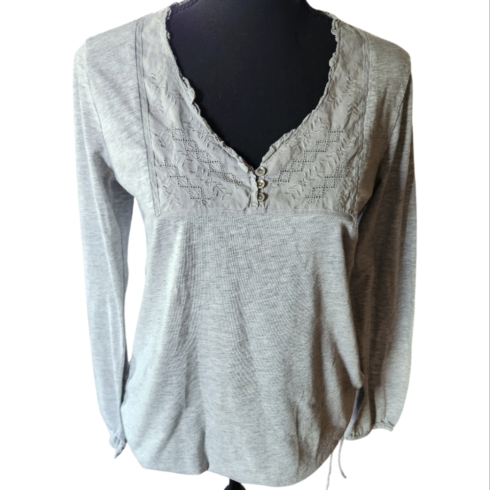 Y2K Aeropostale Long Sleeve Elena Gilbert Top Sz L
